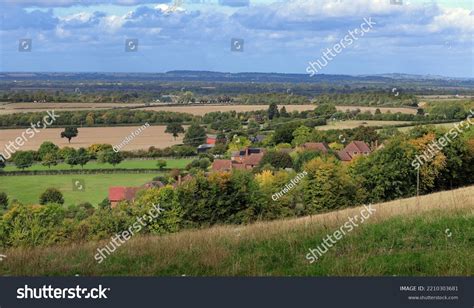 English Rural Landscape Th Chiltern Hills Stock Photo 2210303681