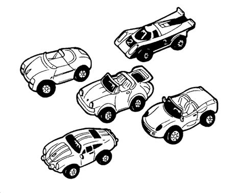 pretty pages cars toy coloring pages