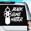 Black Guns Matter Pistol Vinyl Car Truck Window Decal Sticker