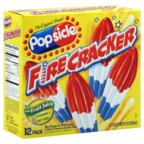 Popsicle Ice Pops Firecracker 8 Ct