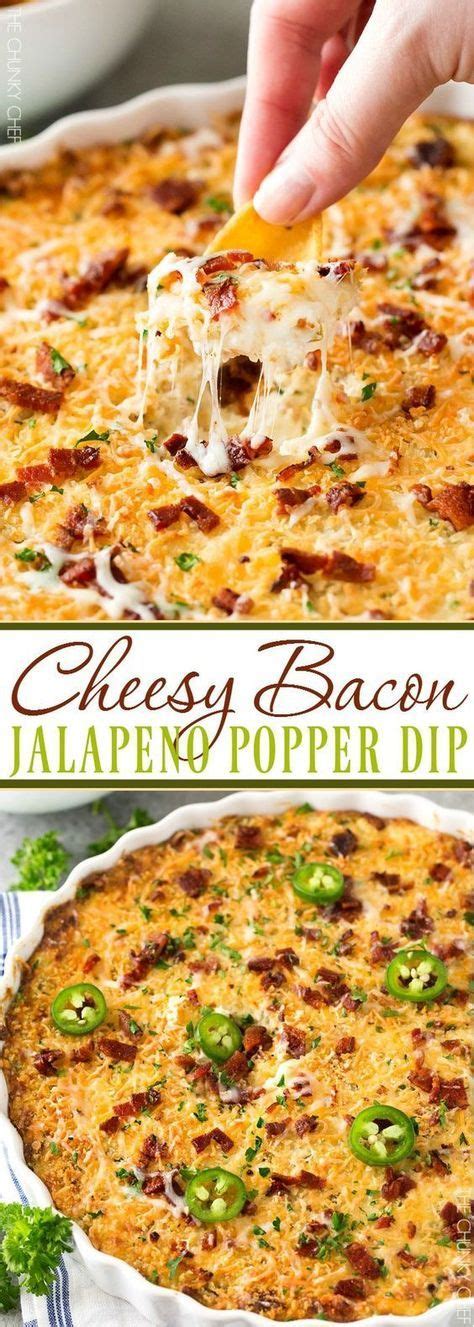 Cheesy Bacon Jalapeno Popper Dip Warm And Spicy This