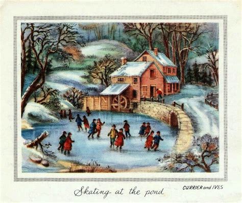 Currier And Ives Vintage Christmas Photos Vintage Christmas Images