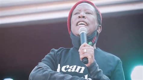 Eff Leader Julius Malema Addresses I Can Breath March Youtube