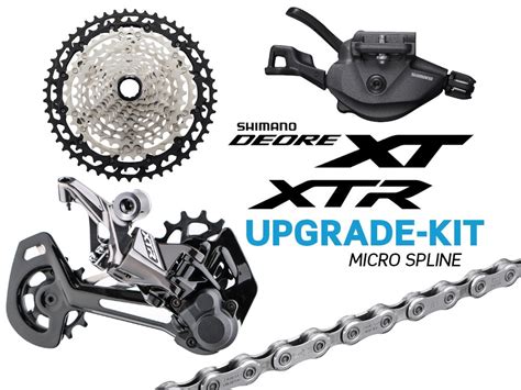 Shimano deore xt is the original mountain bike groupset trusted by generations of mountain bikers around the world. SHIMANO Deore XT/XTR Upgrade Kit M8100/M9100 1x12-fach ...