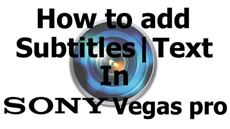 Add Text In Sony Vegas Pro 16 Australianlaneta