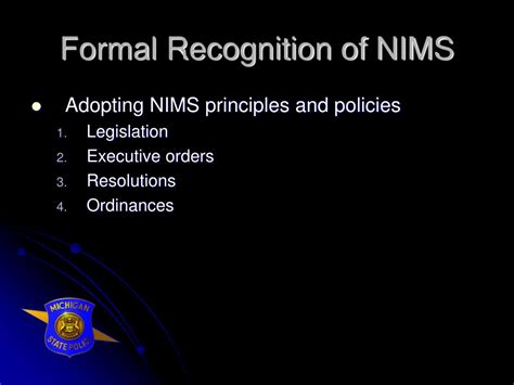 Ppt National Incident Management System Nims Powerpoint