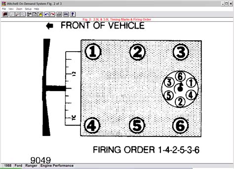 Does Anyone Have A Diagram Of The Firing Order For A 1988 Ford Ranger