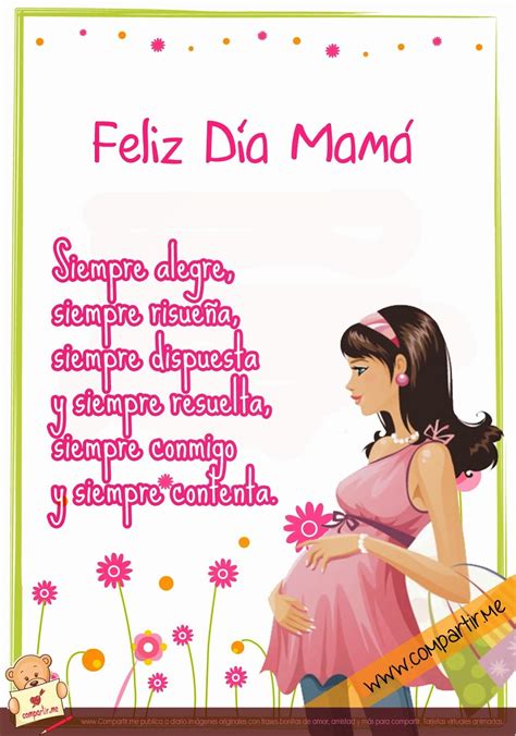 Descargar Imagenes Para El Dia De La Madre Tarjetas Con Mensajes Alusivos A La Madre Feliz