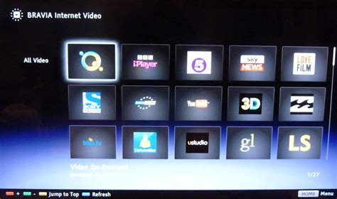 Sony Bravia Internet Video Smart Tv Platform Review Trusted Reviews