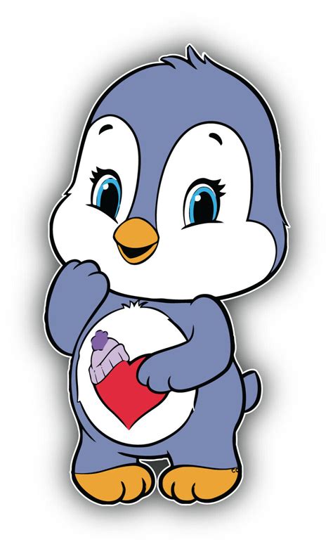 Care Bears Cartoon Cozy Heart Penguin Sticker Bumper Decal Sizes