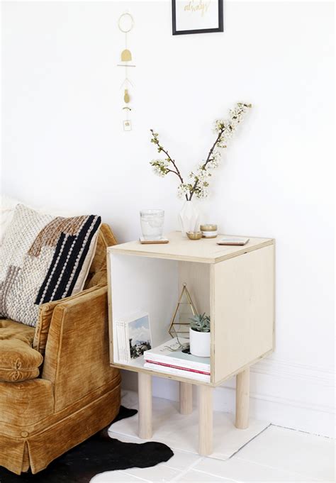 Diy Plywood Side Table The Merrythought