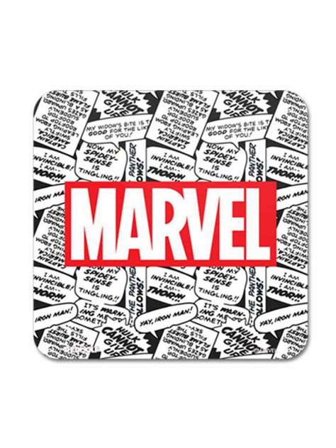 Marvel Comic Logo Official Marvel Coaster Redwolf