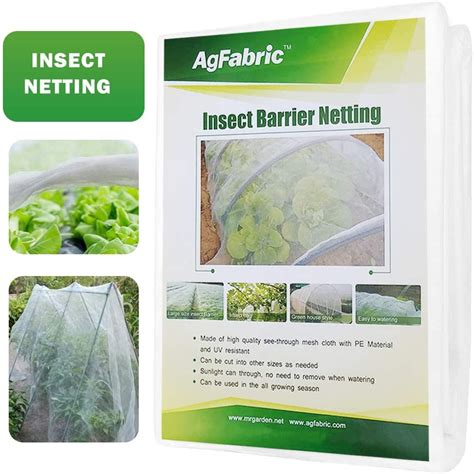 Agfabric 10ftx10ft Standard Insect Screen And Garden Netting Protecting