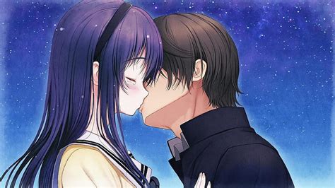 Anime Love Crying Kiss Anime Hd Wallpaper Pxfuel