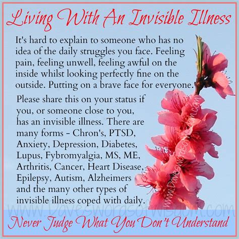 living with an invisible illness
