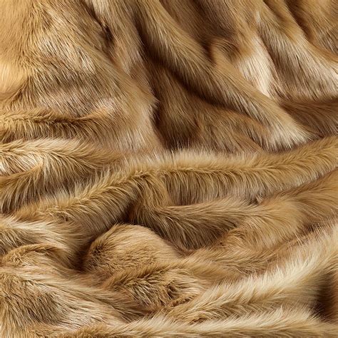 Sahara Longhaired Faux Fur Fabric Luxury Faux Fur Fabric Online