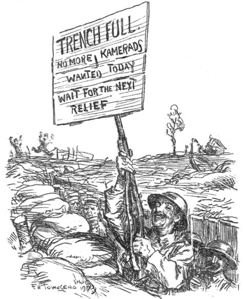 Trench Warfare Ww1 Cartoon