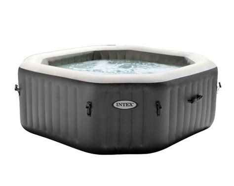 Intex 140 Inflatable Hot Tub Bubble Jets 6 Person Octagonal Portable Spa For Sale From United