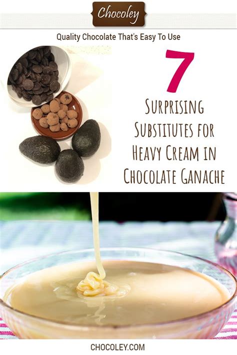 Top it with some homemade whipped cream and sprinkle with peanuts for. 7 Surprising Substitutes for Heavy Cream in Ganache ...