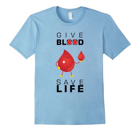 Blood Donation T Shirt Give Blood Save Life Fl Sunflowershirt