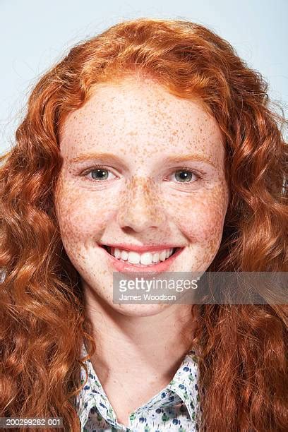 Girl Red Hair Freckles Bildbanksfoton Och Bilder Getty Images
