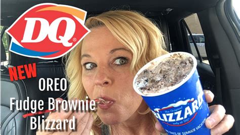Dq New Oreo Fudge Brownie Blizzard Review Youtube
