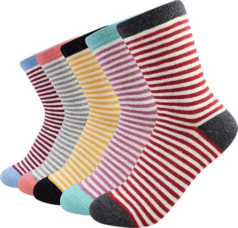 La Dearchuu Thermal Wool Socks For Women Thick Crew Socks Colorful Knit Warm Socks For Ladies