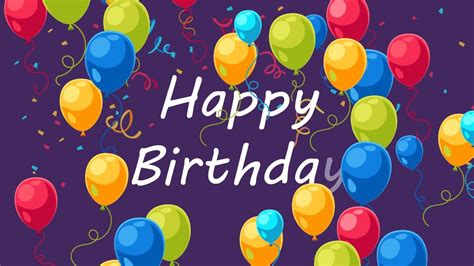 Happy Birthday free after effects template - YouTube