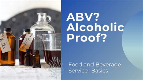 What Is Abv And What Is Alcoholic Proofwhat Is Vv Why Alcohol Is Measured In Proof Youtube
