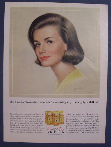 Vintage Ad 1964 Breck Shampoo