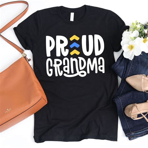 Proud Grandma T Shirt Proud Grandma Down Syndrome Shirt Etsy