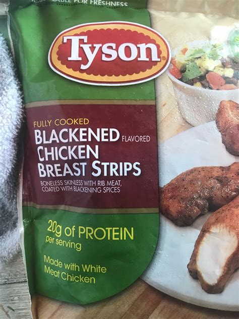 Tyson Blackened Flavored Chicken Breast Strips | Keto-Friendly, Low