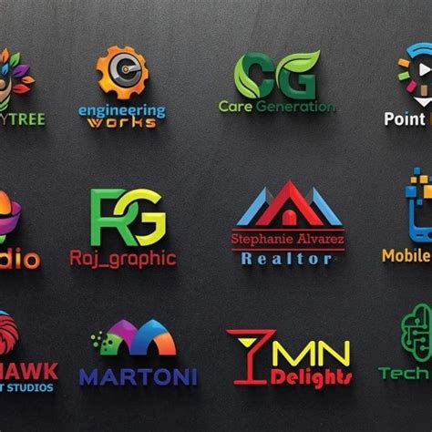 I Will Design Professional 2d3d Logo Design Logo G Logo Design Agency