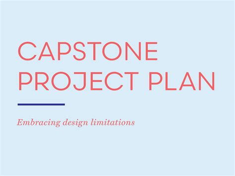 Revised Capstone Project Plan By Lindsey Bemmels On Dribbble