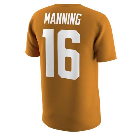 Vols Tennessee Nike Peyton Manning 16 Jersey Tee Alumni Hall