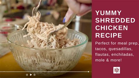 Easy Shredded Chicken Recipe Perfect For Meal Prep Tacos Nachos