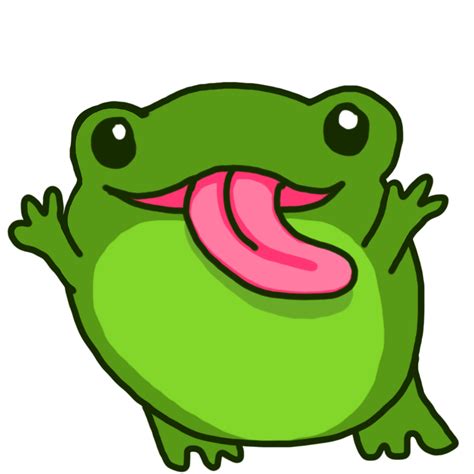 Cute Cheerful Green Frog Cartoon Character 13367149 Png