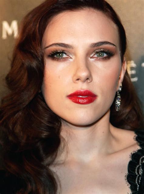 Red Lipstick Scarlett Johanson Scarlett Ingrid Johansson Scarlett And
