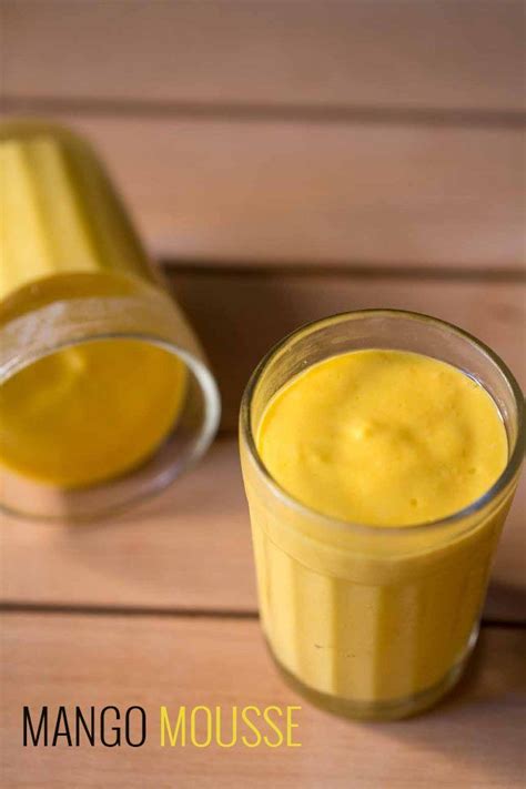 Mango Mousse Recipe With Step By Step Photos Here Is A Quick And Easy Mango Mousse That You Can