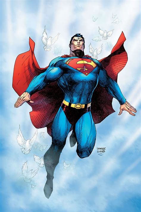 Superman By Jim Lee Super Heros Pinterest