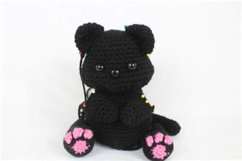 Black Cat Amigurumi Free Crochet Pattern Stringydingding Crochet