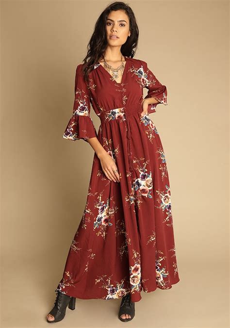 Montana Printed Maxi Dress At