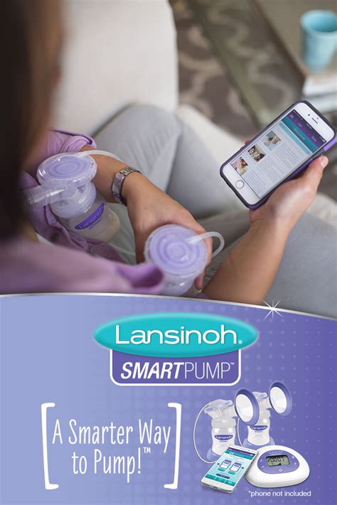 have you heard about the new lansinoh smartpump it s the first bluetooth® enabled breast pump
