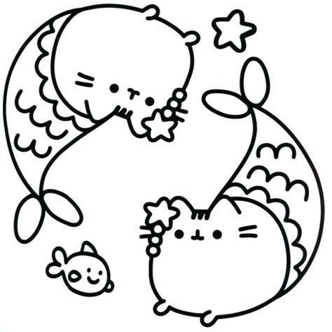 Pusheen Dinosaur Coloring Pages