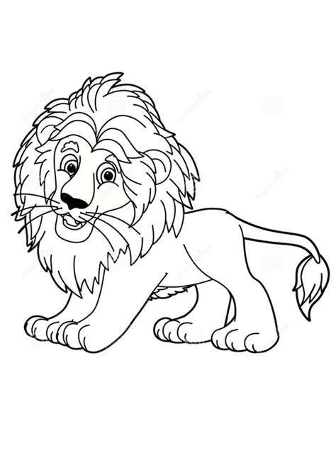 Scary Lion Coloring Pages