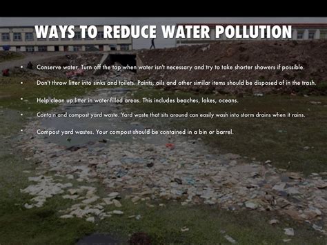 And if it were to be released, it would no longer be polluting other bodies of water. Pollution by Your Mom