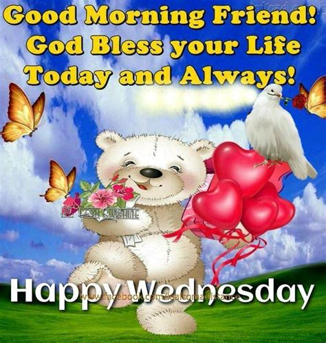 Good Morning Friend Happy Wednesday Pictures Photos And Images For