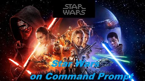 Use coomand line to watch wars on terminal bash. Cool CMD Tricks:How to Watch Star Wars on Command Prompt ...