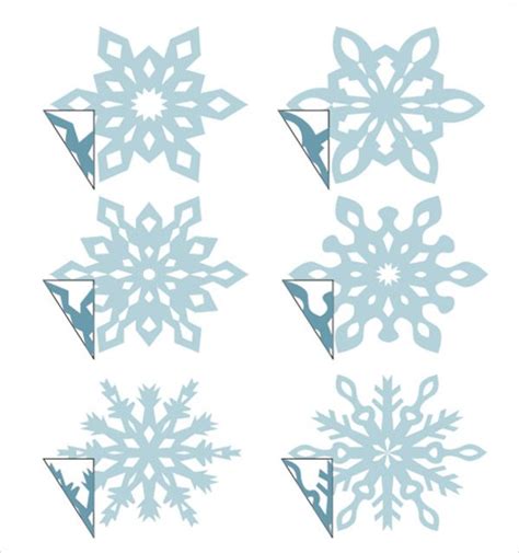Free Paper Snowflake Patterns Origami