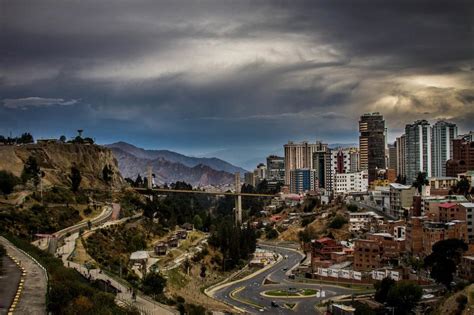 Ciudad De La Paz Capital Nacional De Bolivia En Sudamérica